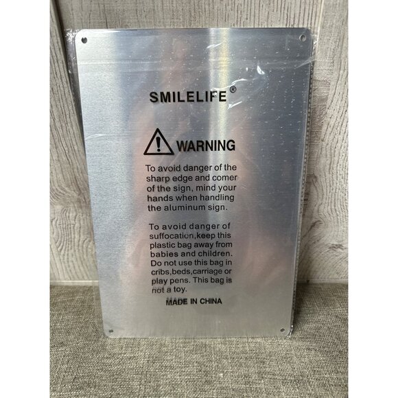 Welcome Bunny Rabbit Tulip Metal Sign 8x12 Inches Wall Hanging Spring Easter - Picture 2 of 4